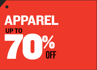 Apparel up to 60% off
