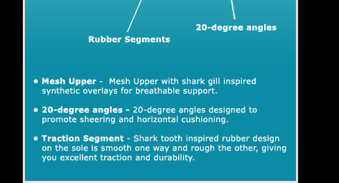 Reebok ZigTech Shark Technology