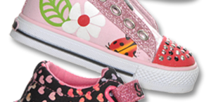 Twinkle Toes Lady Bug Toddler Slip-on