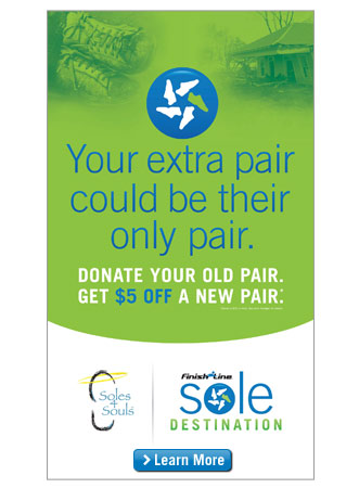 Donate $5 to allow Samaritan's Feet to donate one pair of these shoes to someone in need.