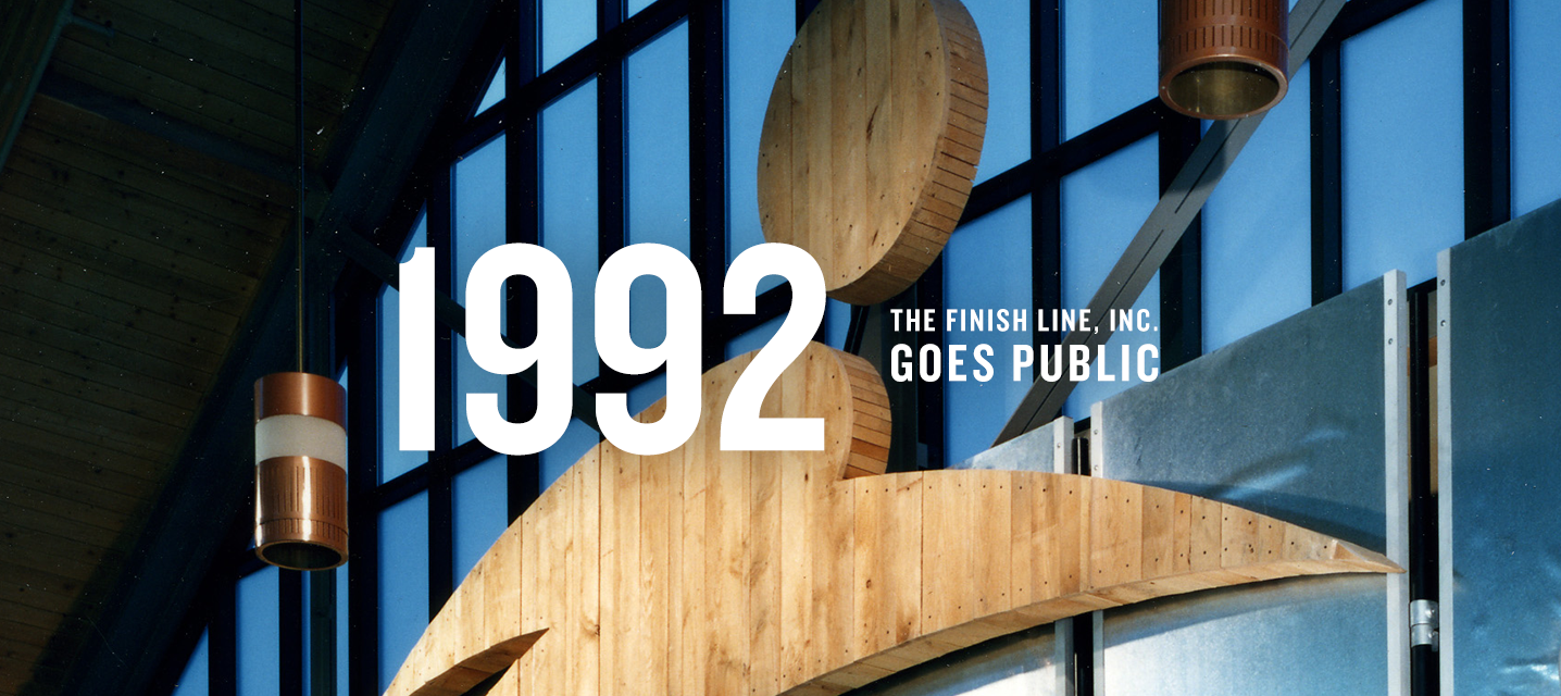 1992- The Finish Line, Inc goes public