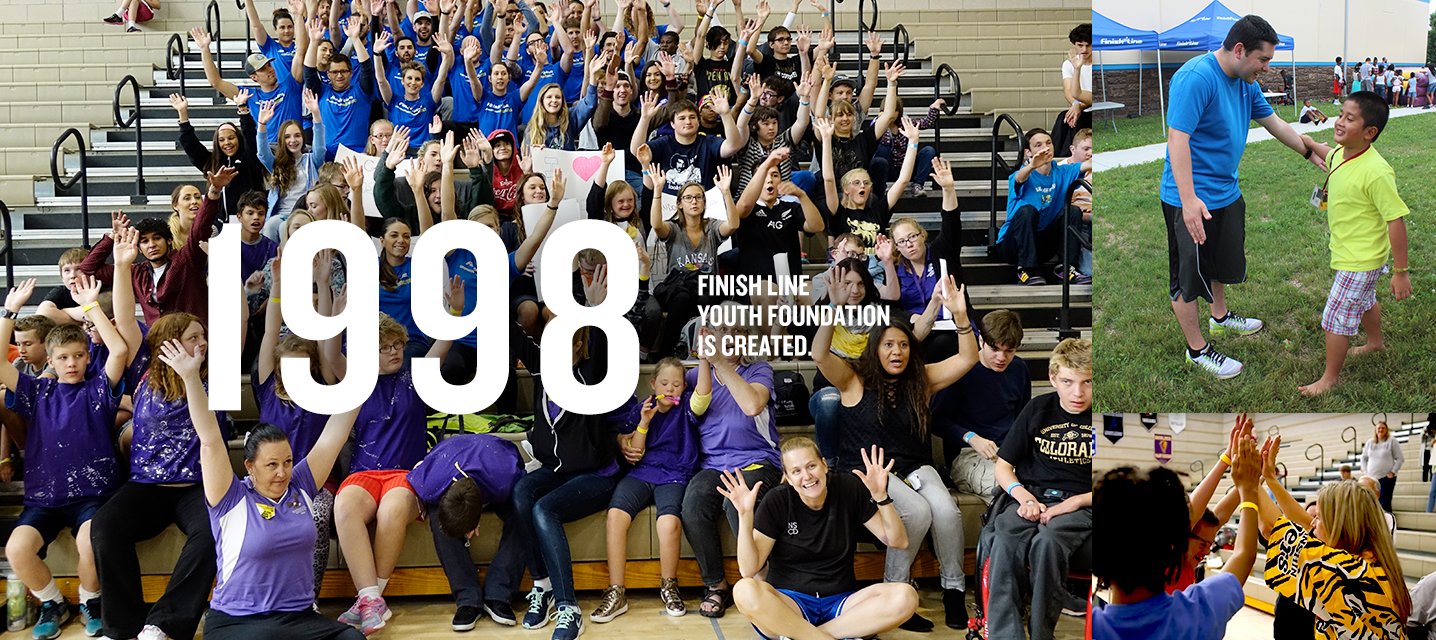 1998 - Finishline youth foundation created